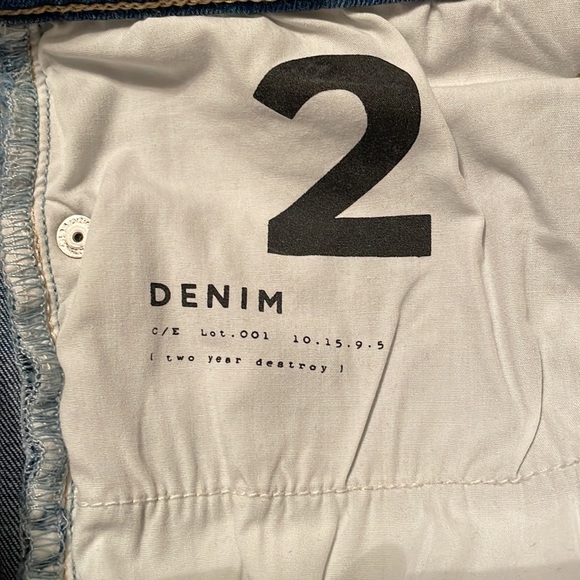 Current/Elliott Distressed Skinny Jeans Size 28 - Picture 4 of 6